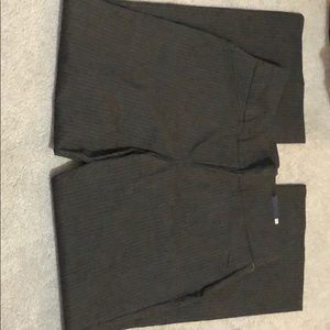 Charcoal grey dress pant with pin stripe. 16p